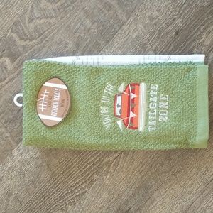 🏠 🏈 Football Tailgate Dishtowel